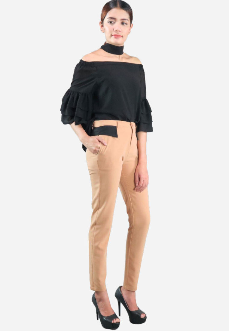 กางเกงขา 9 ส่วน - Cropped Skinny Trousers