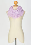 ผ้าพันคอทรงกลมอินฟินิตี้ - Warm Knit Infinity Scarf With Tassels