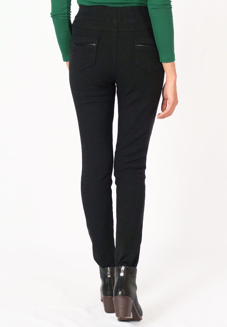 กางเกงบุกันหนาวฮีทเทค No.9279- Thick Thermal Heatech Pencil Pants Skinny Jeans