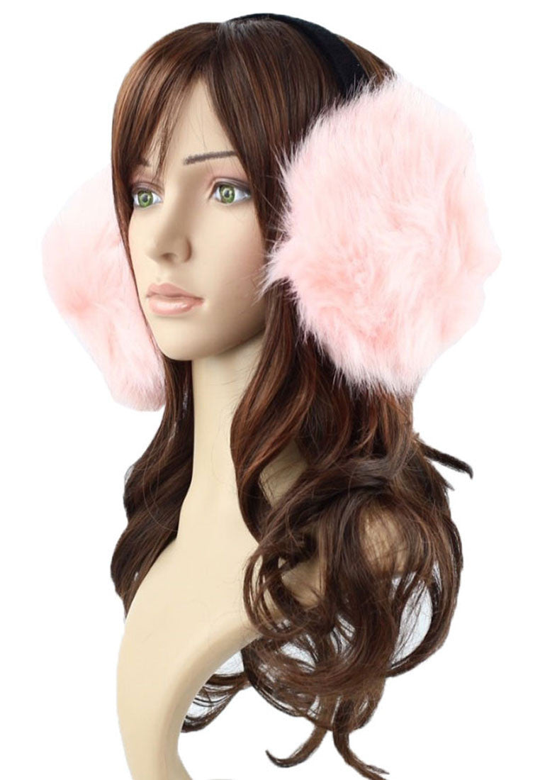 ที่ปิดหูแบบพับได้ ขนาด 5'' - Large Foldable Faux Fur Earmuffs