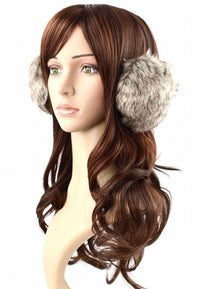 ที่ปิดหูกันหนาว 4.5'' - Printed Faux Fur Winter Earmuffs