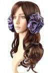 ที่ปิดหูกันหนาวลายเสือดาว - Leopard Printed Faux Fur Winter Earmuffs