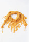 ผ้าพันคอคลุมไหล่ - Double-Layer Triangle Scarf