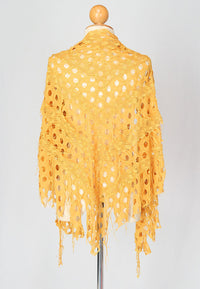 ผ้าพันคอคลุมไหล่ - Double-Layer Triangle Scarf