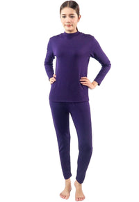 ชุดลองจอห์นฮีทเท็คคอเต่า L013 - Turtleneck Medium Thermal Heattech Long Johns