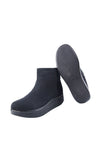 รองเท้าบูทหนังกำมะหยี่หัวมนคลาสสิค No.8611 - Classic Platform Suede Ankle Boots