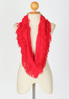 ผ้าพันคอทรงกลมอินฟินิตี้ - Warm Knit Infinity Scarf With Tassels