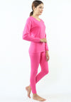 ชุดลองจอห์นฮีทเท็คคอกลม L014 - Round Neck Thermal Winter Heattech Long Johns