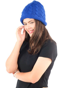 หมวกไหมพรมสีสดสำหรับฤดูหนาว - Fashion Unisex Autumn Winter Knitted Hat