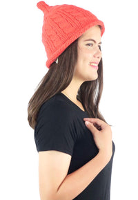หมวกไหมพรมสีสดสำหรับฤดูหนาว - Fashion Unisex Autumn Winter Knitted Hat