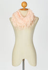 ผ้าพันคอทรงกลมอินฟินิตี้ - Warm Knit Infinity Scarf With Tassels