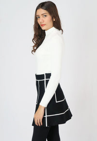 เสื้อไหมพรมคอเต่าแขนยาว - Korean Thick Turtleneck Sweater (T-076)