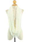 ผ้าพันคอทรงกลมอินฟินิตี้ - Warm Knit Infinity Scarf With Tassels