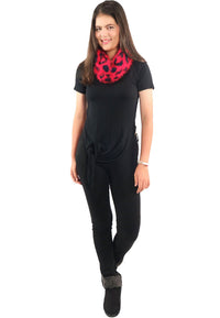 ผ้าพันคอทรงกลมอินฟินิตี้ - Warm Knit Infinity Scarf